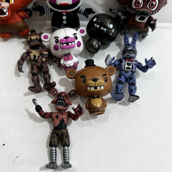 FNAF Funko Pop Mini Lot Of 9 Figures Five Nights at Freddy's - Picture 2 of 4